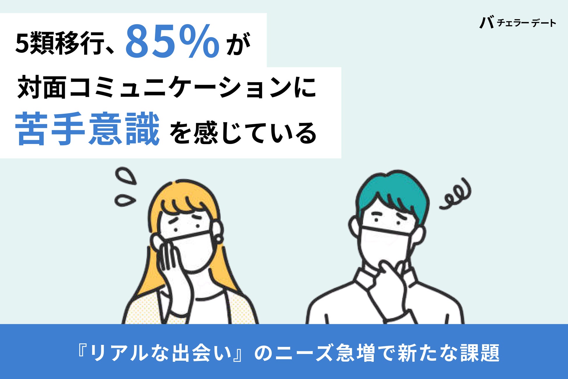 コロナ5類引き下げで「リアルな出会い」需要が高まる一方、8割以上が対面コミュニケーションに不安のサブ画像1