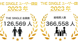 1対1の相席屋「THE SINGLE」数字で見る2023年4月実績レポートのメイン画像