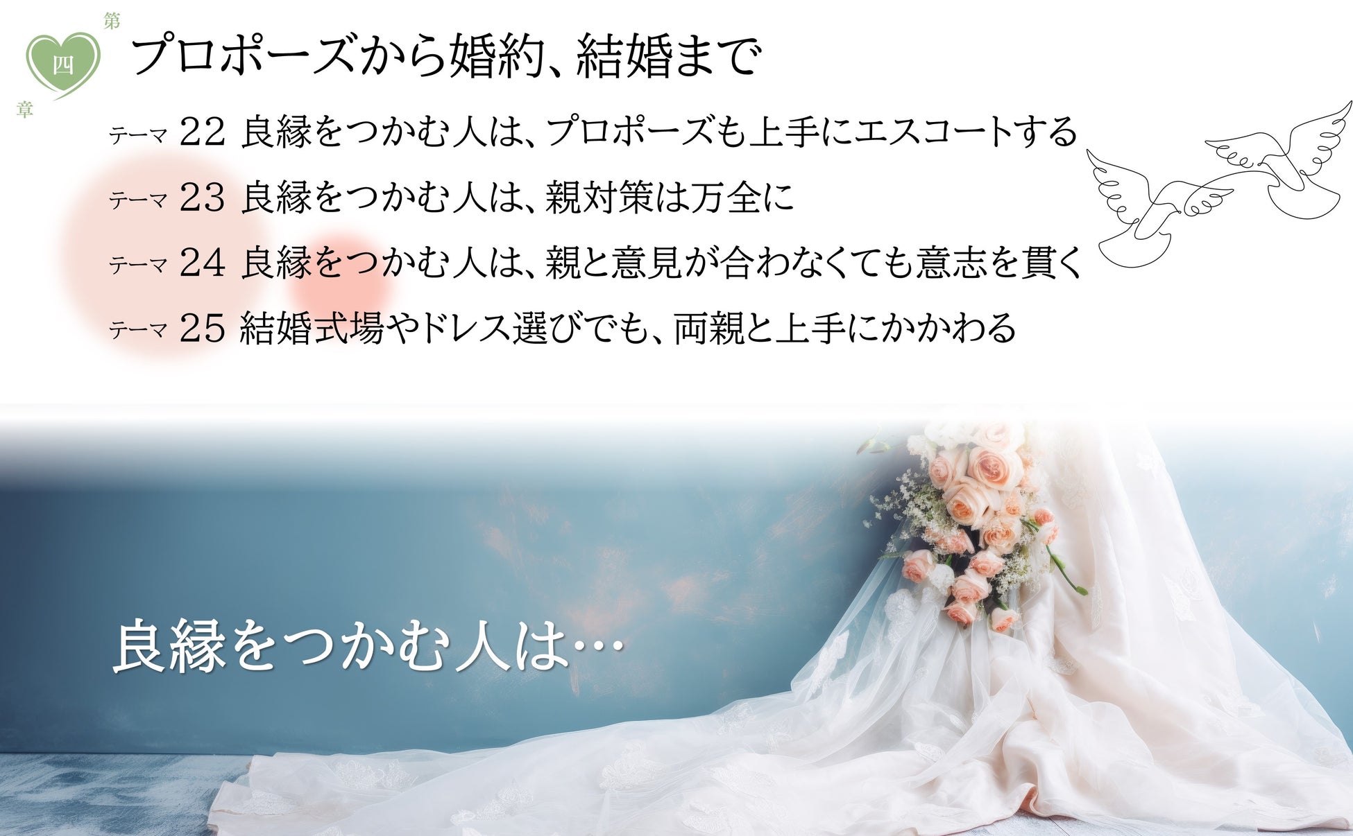 素敵な彼と出会い、幸せになりたいあなたへ伝えたい『「良縁をつかむ人」だけが大切にしていること』発売のサブ画像4