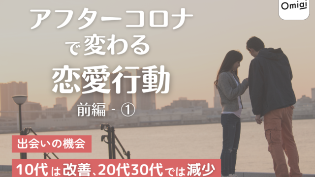 Omiai Report light 『アフターコロナで変わる恋愛行動（前編―①）』新型コロナ５類引き下げ後の“緊急”アンケート調査を敢行！のメイン画像