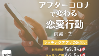 Omiai Report light 『アフターコロナで変わる恋愛行動（前編―②）』新型コロナ５類引き下げ後の“緊急”アンケート調査を敢行！のメイン画像