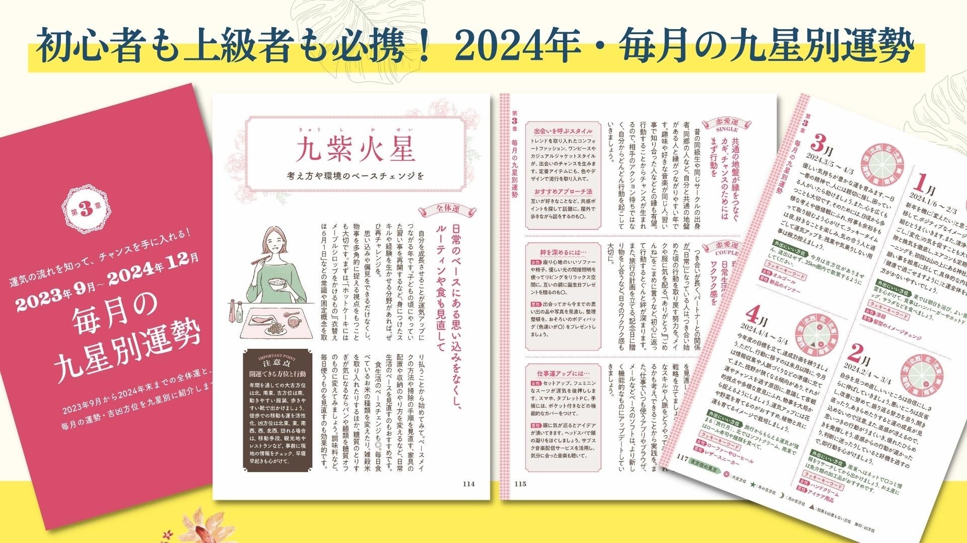 著者累計700万部突破！人気No.1風水師『李家幽竹の幸せ風水』2024年版刊行のサブ画像4